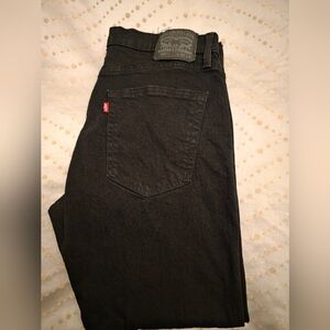 Levi's Men's 502 Black Jeans